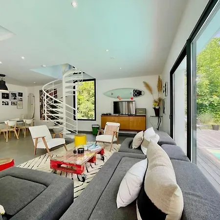 Villa Californienne 160m2 Piscine Parking Bruges